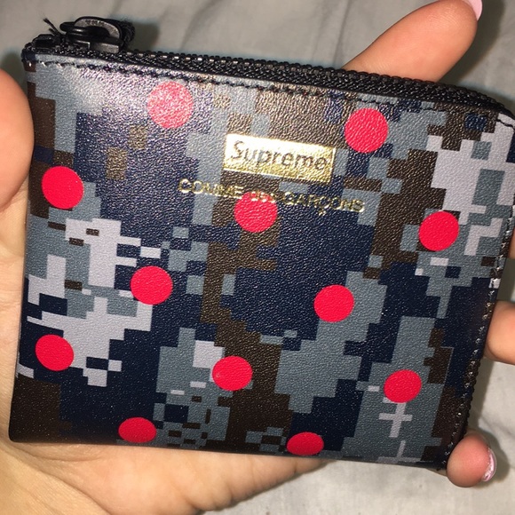 Supreme And Comme Des Garons Wallet 